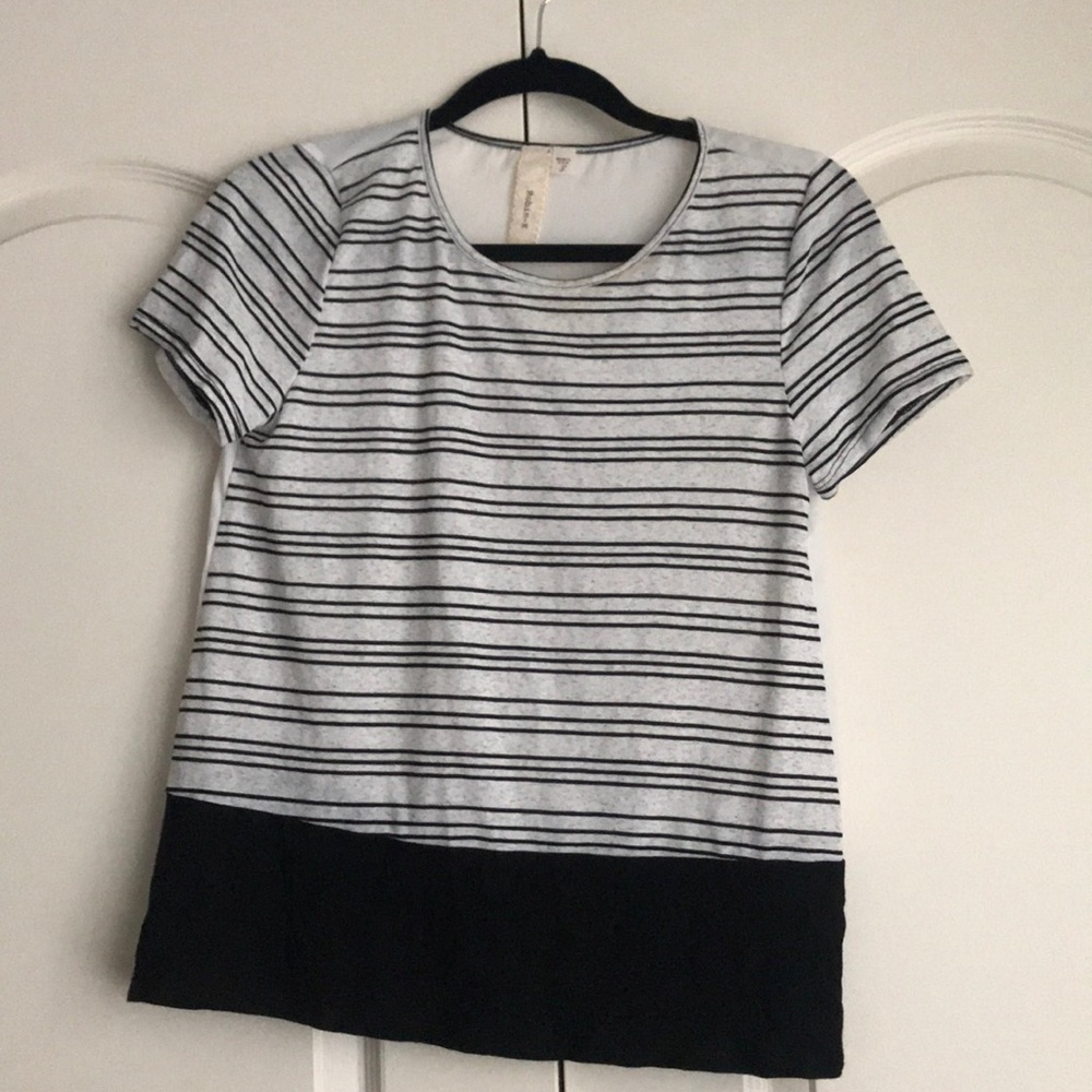 Black and white striped T-shirt